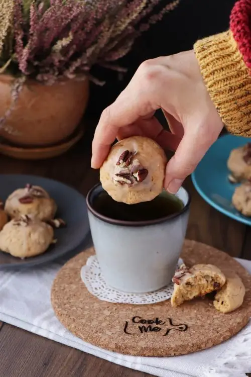 Sweet Potato Cookies with Maple Glaze
