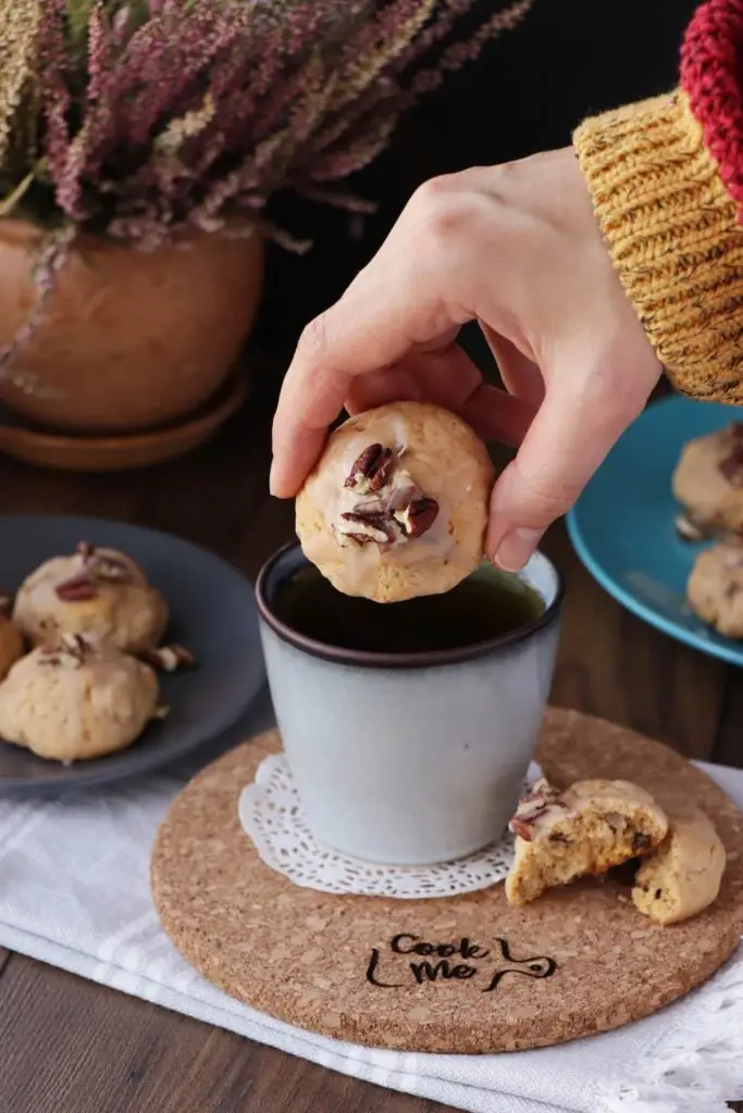Sweet Potato Cookies with Maple Glaze