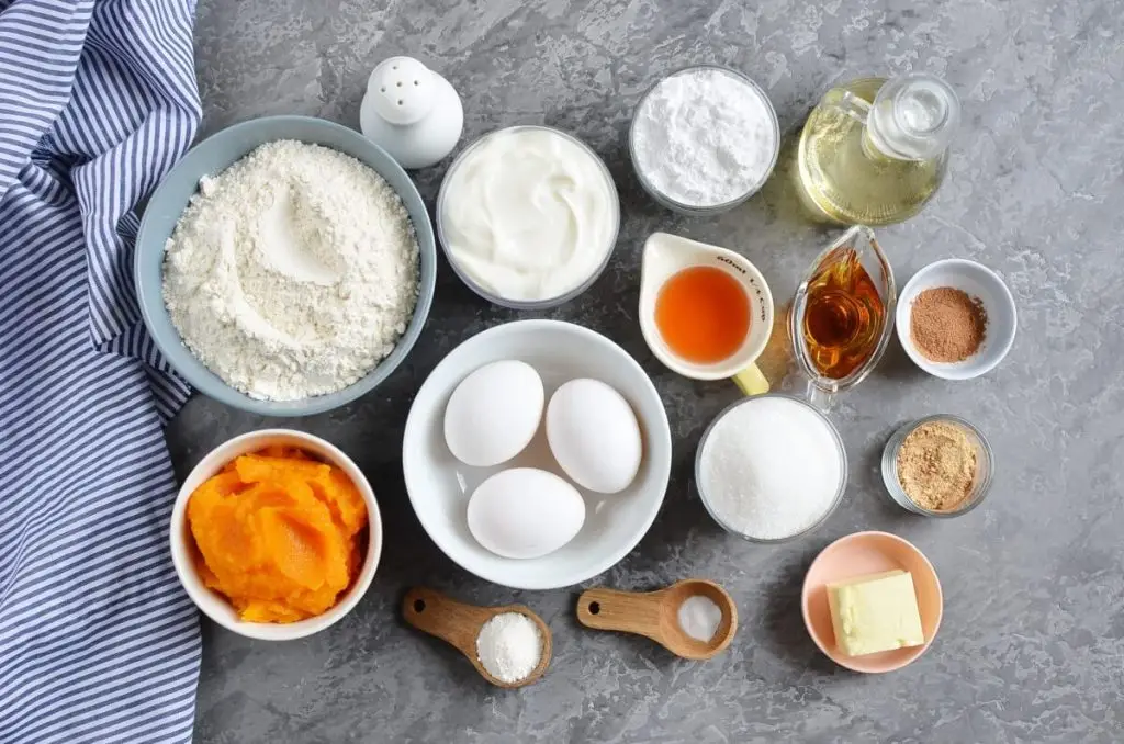 Ingredients for The Best Pumpkin Bars I’ve Ever Had