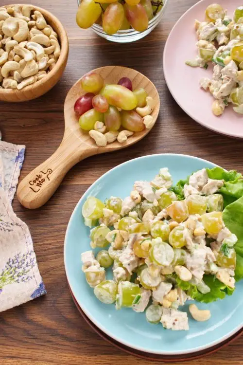 Turkey Salad with Grapes & Cashews