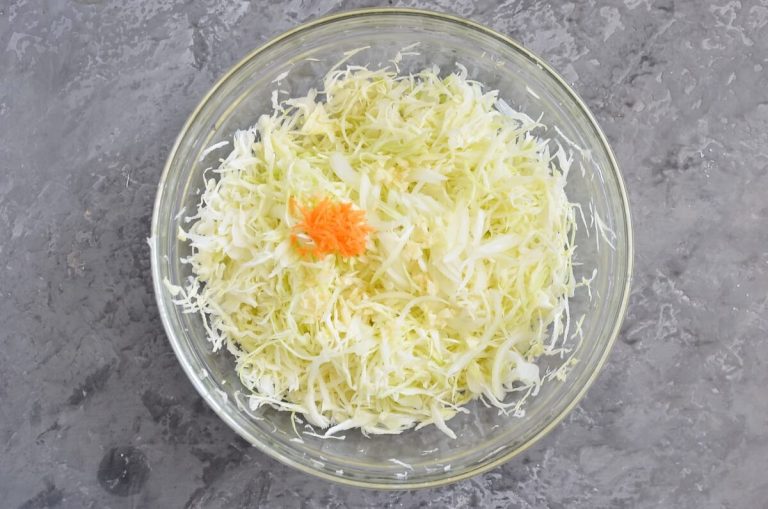 Step 3 - Turmeric Sauerkraut