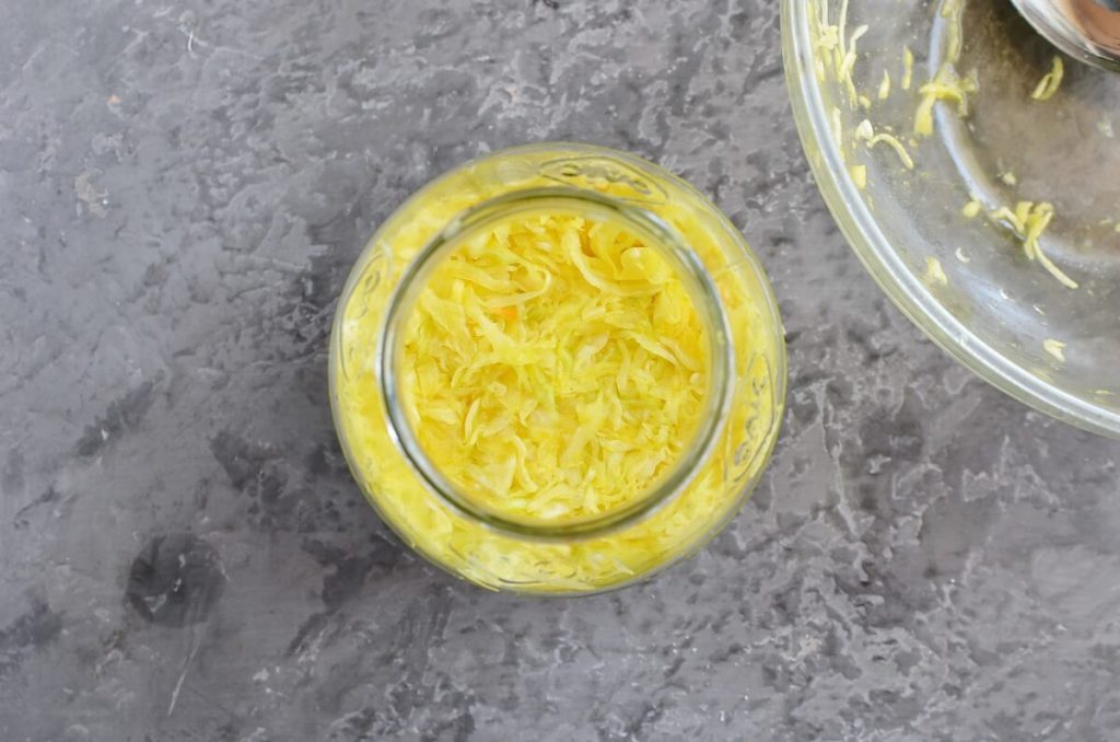 Turmeric Sauerkraut recipe - step 4