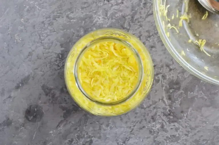 Step 4 - Turmeric Sauerkraut
