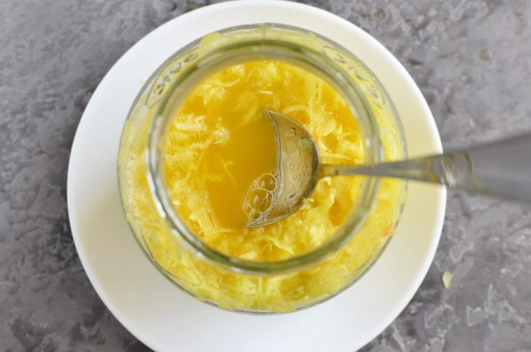 Step 6 - Turmeric Sauerkraut