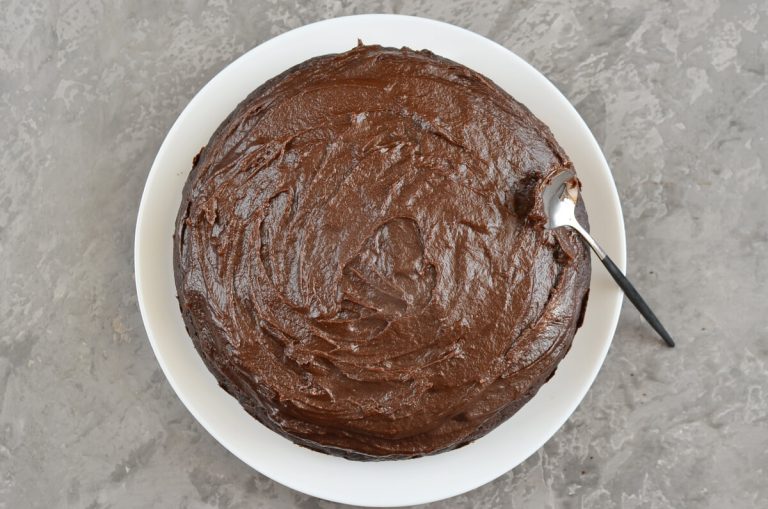 Step 8 - Vegan Mocha Cake