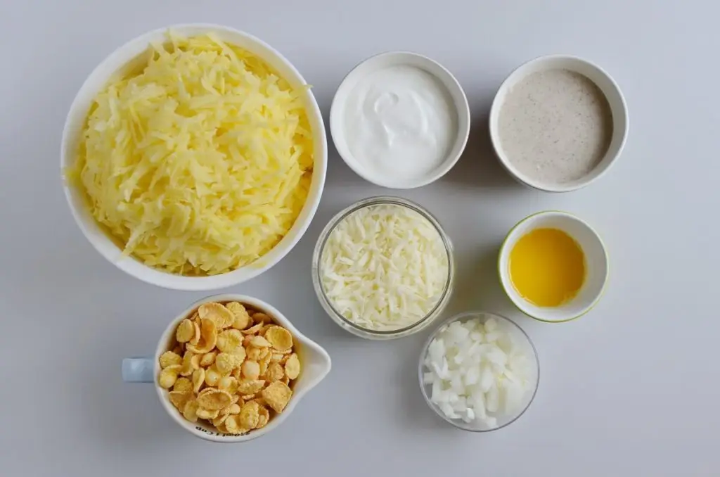 Ingredients for Au Gratin Potato Casserole
