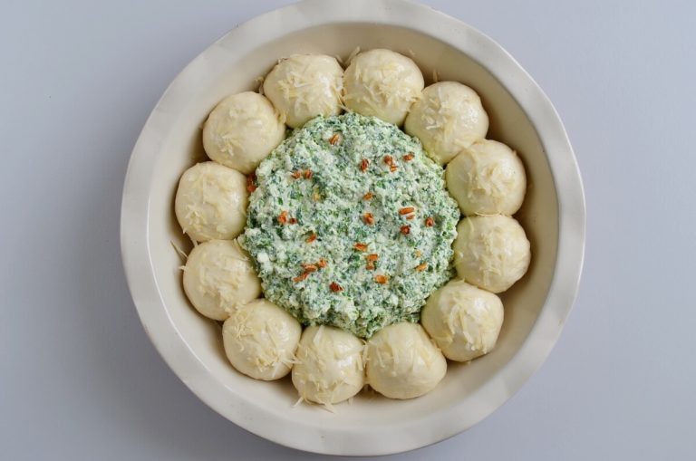 Step 5 - Baked Biscuit Wreath Dip