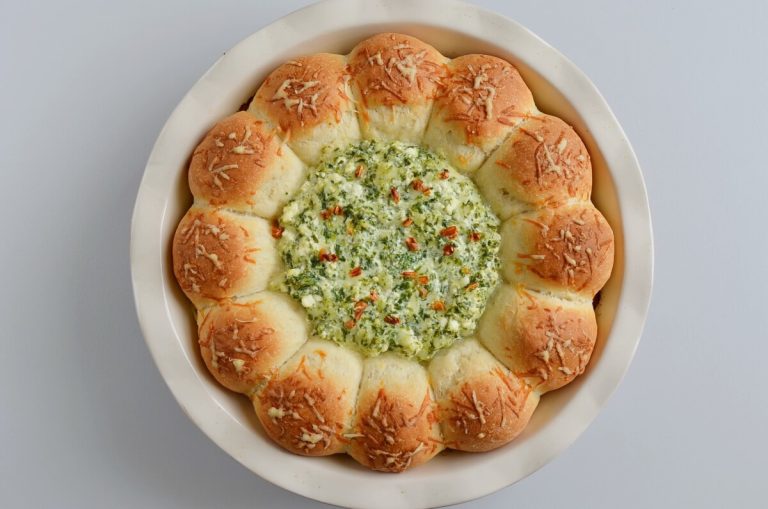 Step 6 - Baked Biscuit Wreath Dip