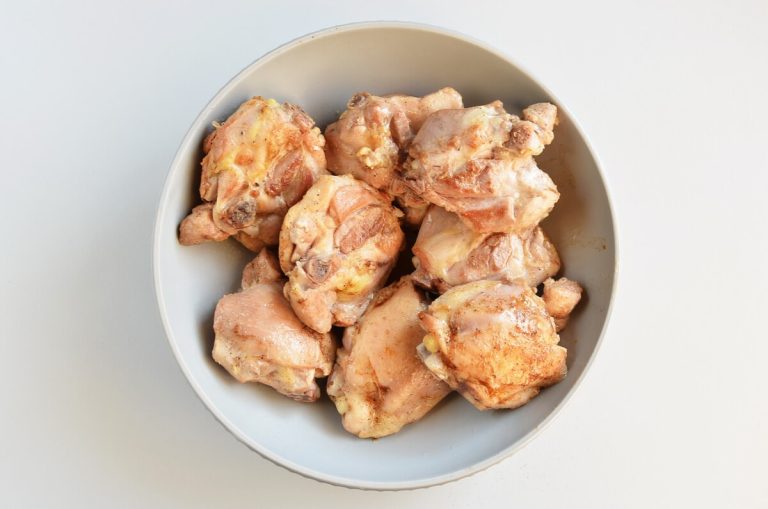 Step 5 - Braised Chicken Thighs with Mushrooms and Leeks