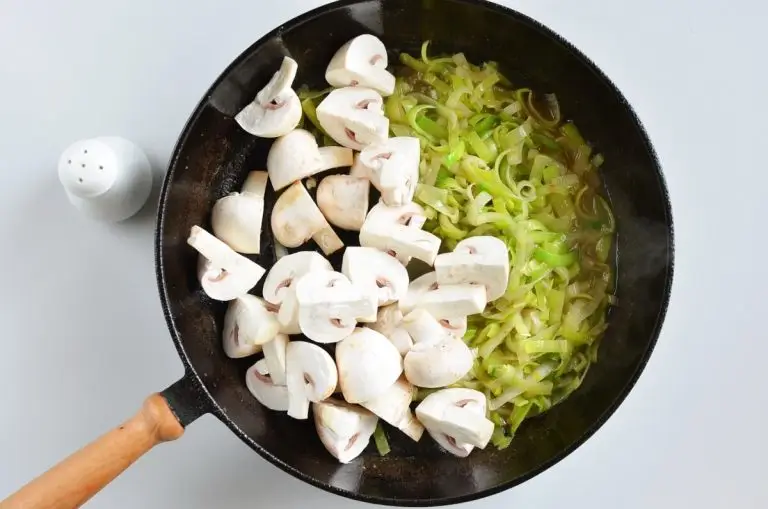 Step 7 - Braised Chicken Thighs with Mushrooms and Leeks