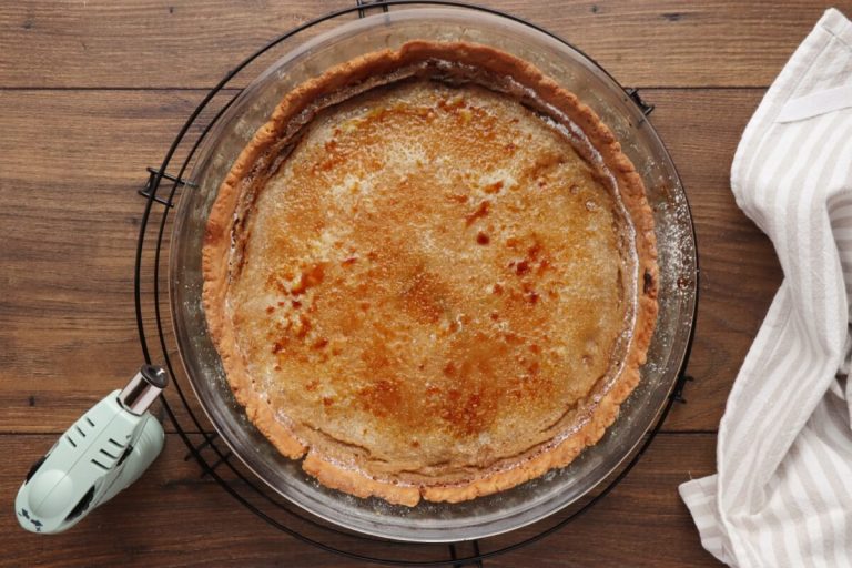 Step 10 - Bruleed Coffee and Pear Tart