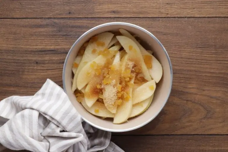 Step 5 - Bruleed Coffee and Pear Tart