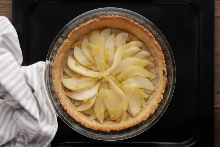 Step 5 - Bruleed Coffee and Pear Tart