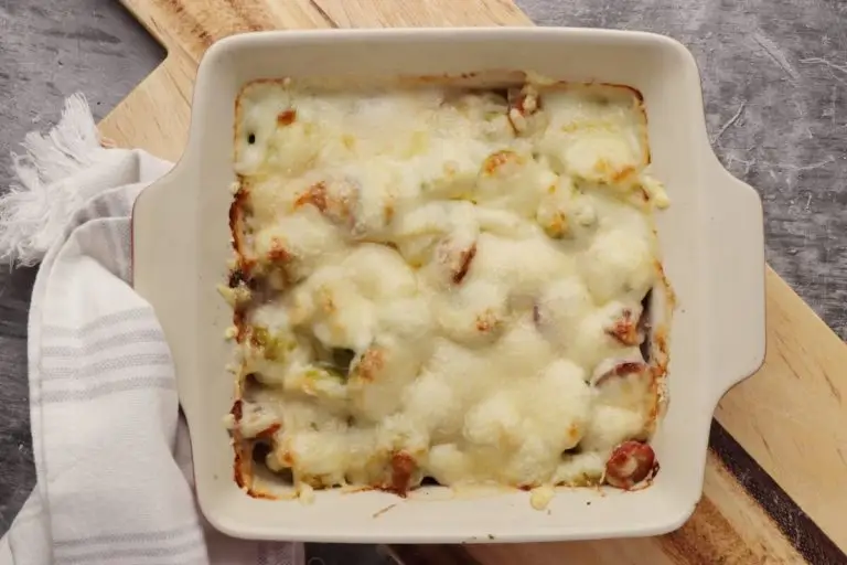 Step 7 - Brussels Sprouts and Grapes au Gratin