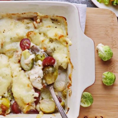 Brussels-Sprouts-and-Grapes-au-Gratin-Recipe-Brussels-Sprouts-Gratin-Meatless-Monday-Brussels-Sprouts-