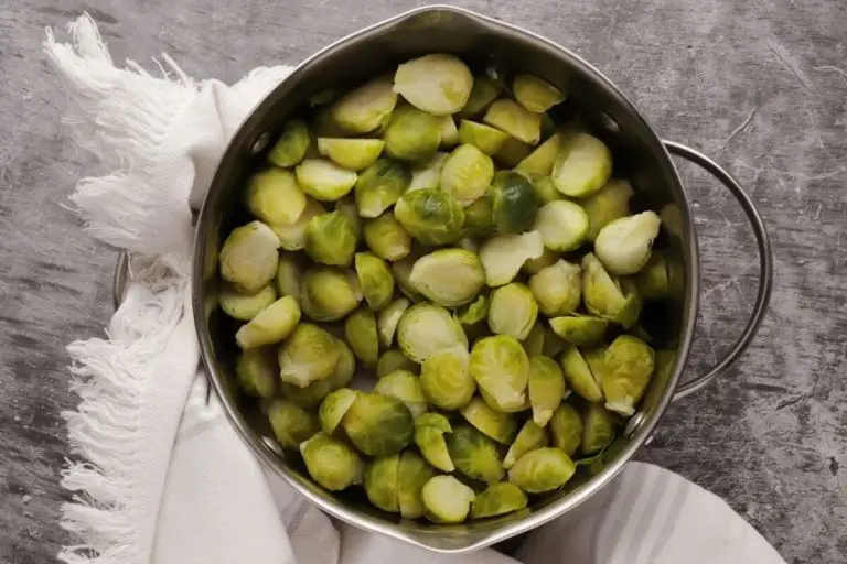 Step 2 - Brussels Sprouts and Grapes au Gratin