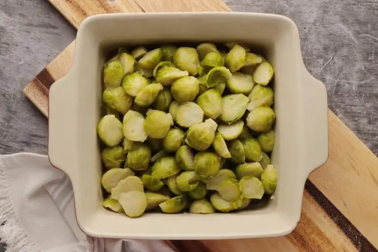 Step 2 - Brussels Sprouts and Grapes au Gratin