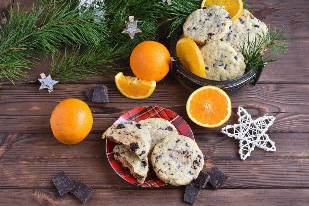 How to serve Chocolate Orange Cookies