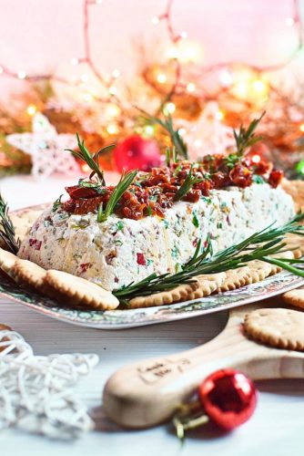 Christmas Appetisers – Italian Cheese Log