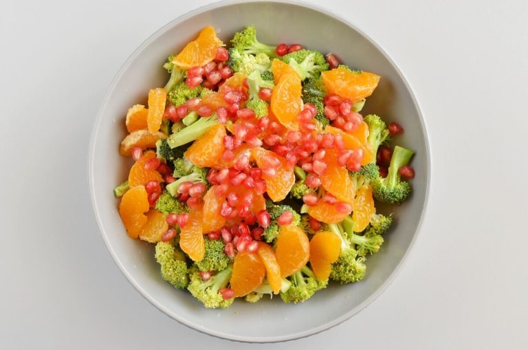 Step 1 - Christmas Broccoli Salad with Pomegranate
