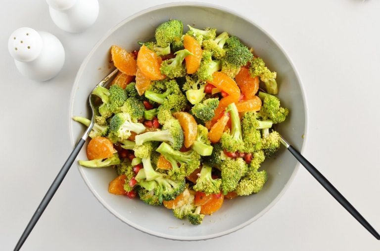 Step 3 - Christmas Broccoli Salad with Pomegranate