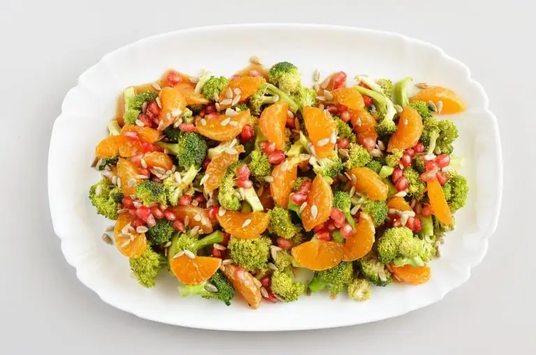 Step 4 - Christmas Broccoli Salad with Pomegranate