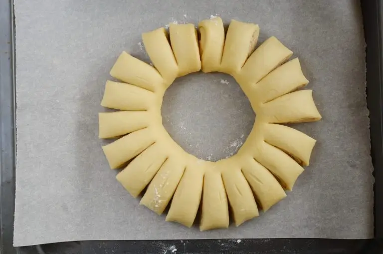 Step 11 - Cinnamon Roll Wreath
