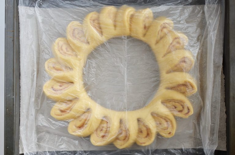 Step 13 - Cinnamon Roll Wreath
