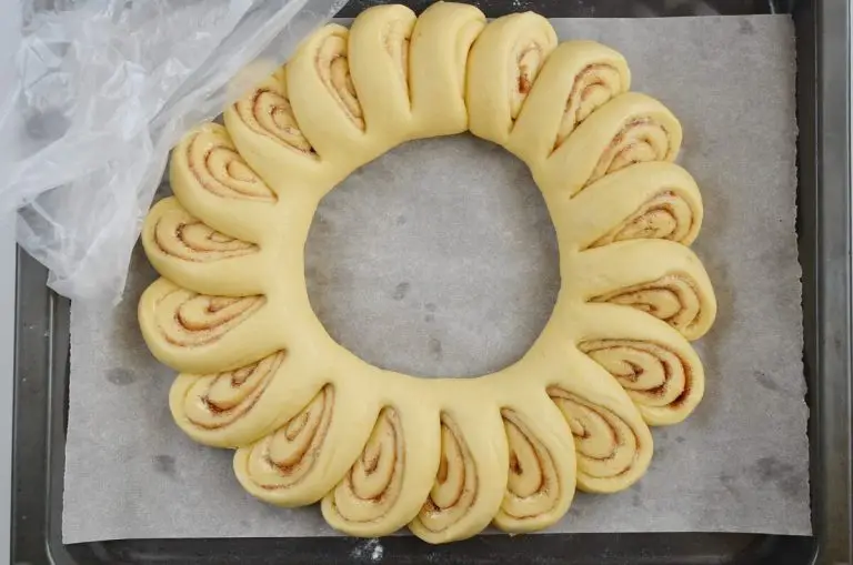 Step 13 - Cinnamon Roll Wreath