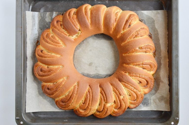 Step 15 - Cinnamon Roll Wreath