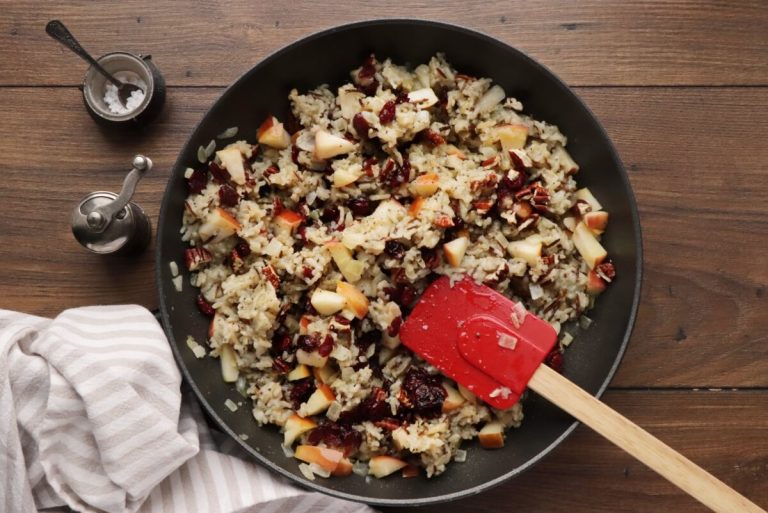 Step 9 - Cranberry Apple Pecan Wild Rice Pilaf