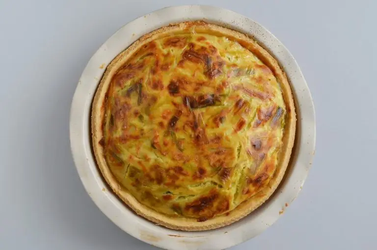 Step 10 - Creamed Leek Tart