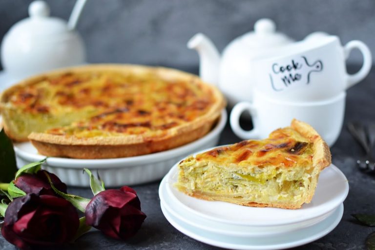 Step 11 - Creamed Leek Tart