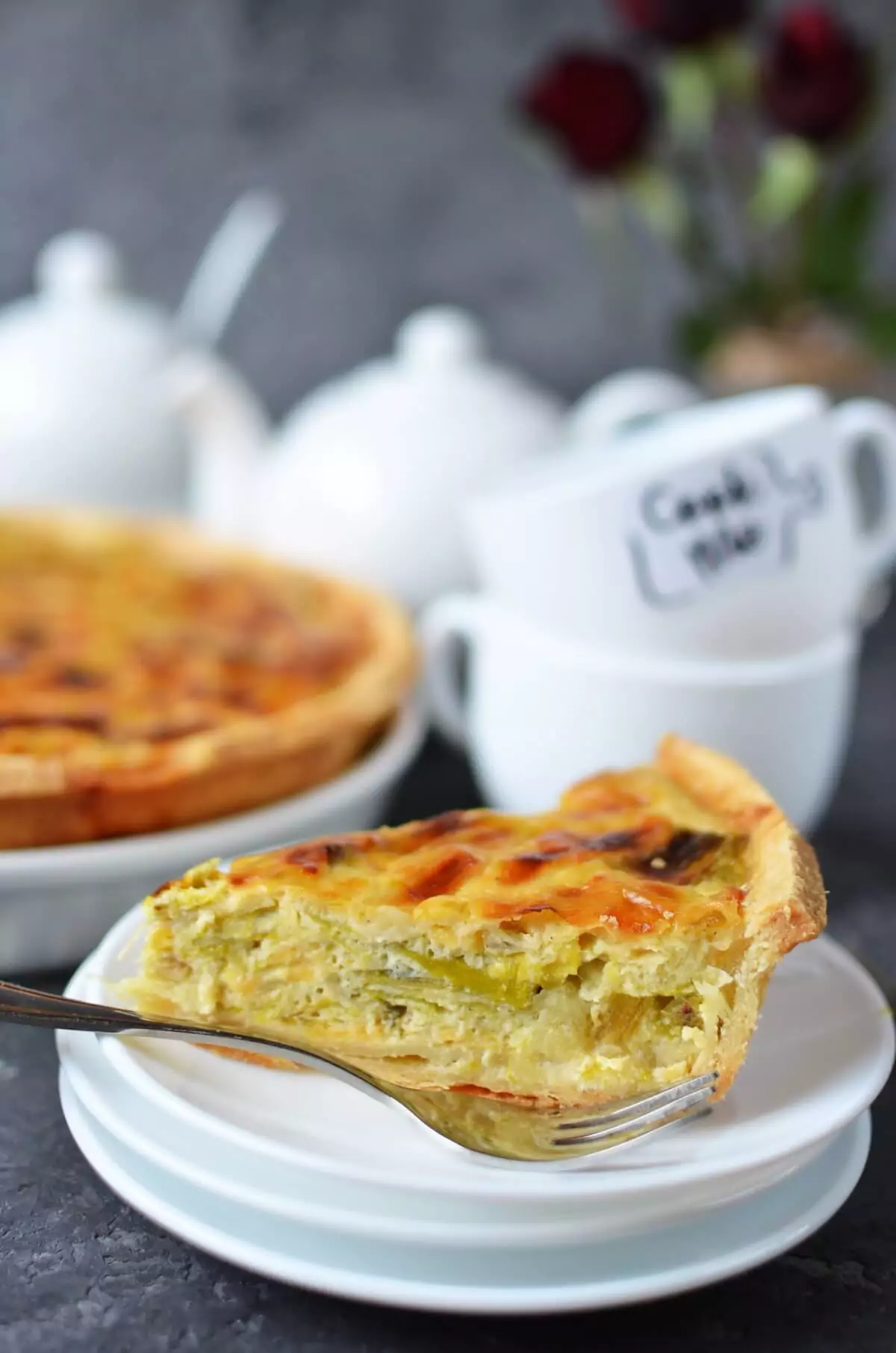 Creamed Leek Tart