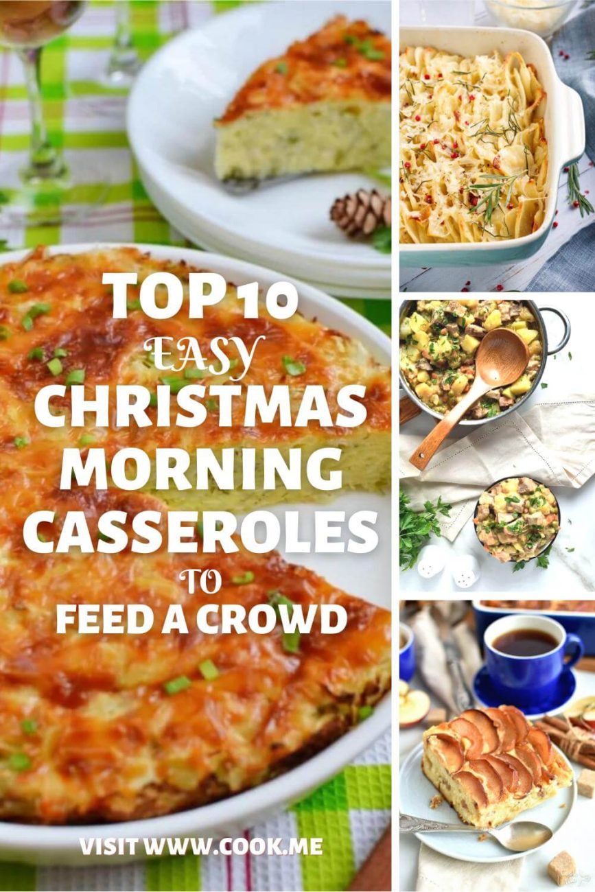 Easy Christmas Morning Casseroles-Make-Ahead Breakfast Casseroles for Christmas Morning