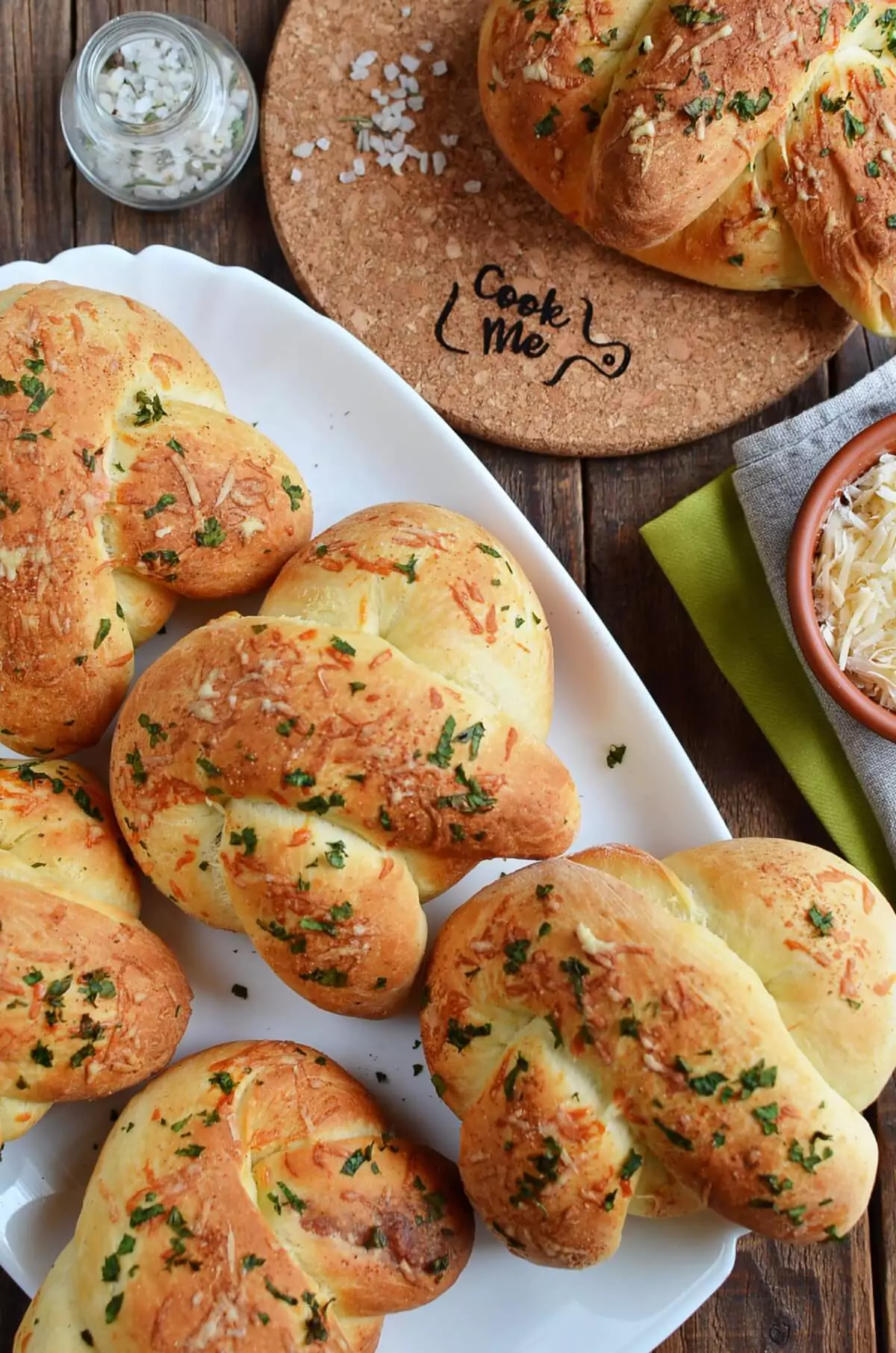 Garlic Parmesan Pretzels