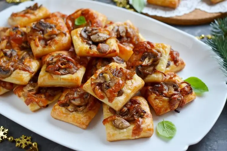 Step 12 - Gruyere, Mushroom & Caramelized Onion Bites
