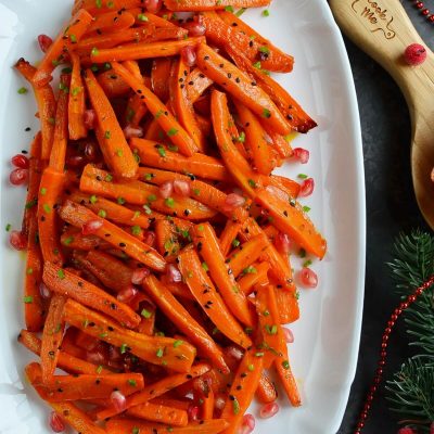 Honey Maple Roasted Carrots Recipe-How To Make Honey Maple Roasted Carrots-Delicious Honey Maple Roasted Carrots