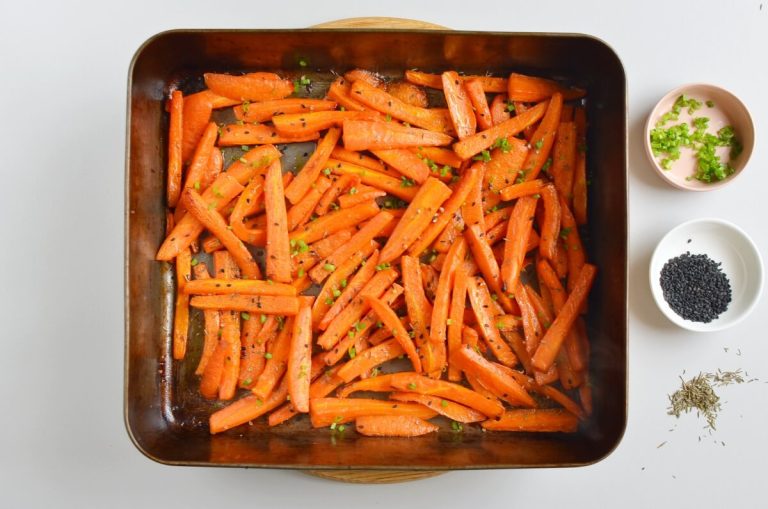 Step 5 - Honey Maple Roasted Carrots