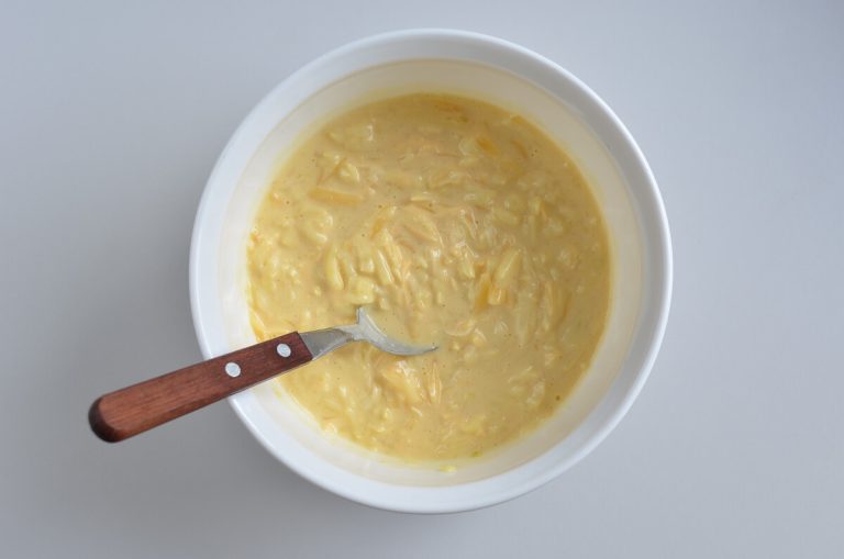 Step 5 - Leek, Potato & Cheese Souffle