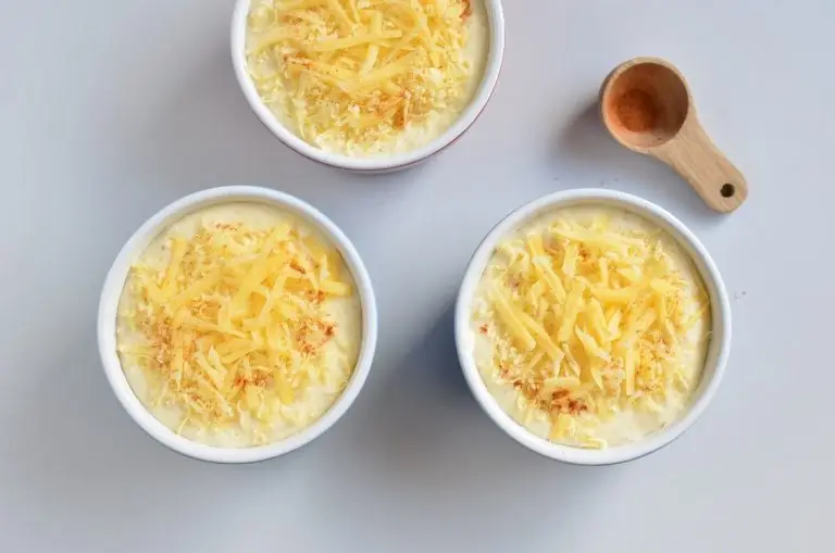 Step 8 - Leek, Potato & Cheese Souffle