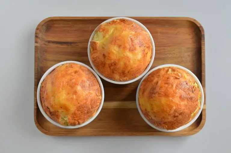 Step 9 - Leek, Potato & Cheese Souffle