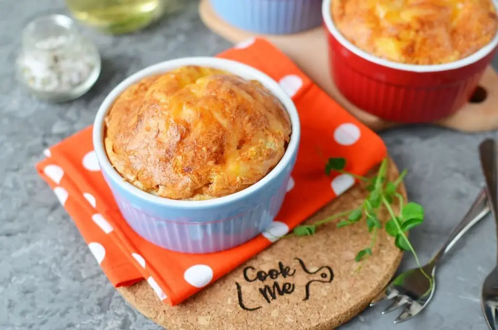Leek, Potato & Cheese Souffle