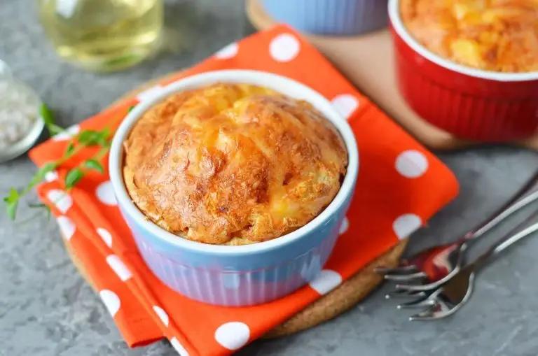 Step 10 - Leek, Potato & Cheese Souffle