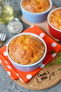Leek, Potato & Cheese Souffle