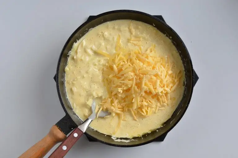 Step 4 - Leek, Potato & Cheese Souffle