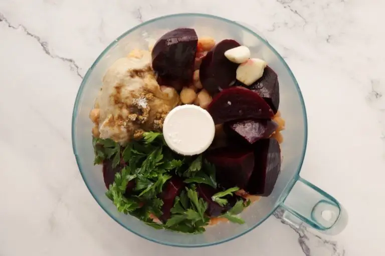 Step 2 - Lemon Beet Hummus