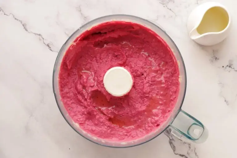 Step 3 - Lemon Beet Hummus