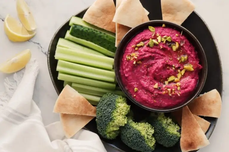 Step 4 - Lemon Beet Hummus
