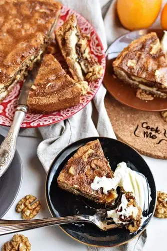 Malted Walnut Pie